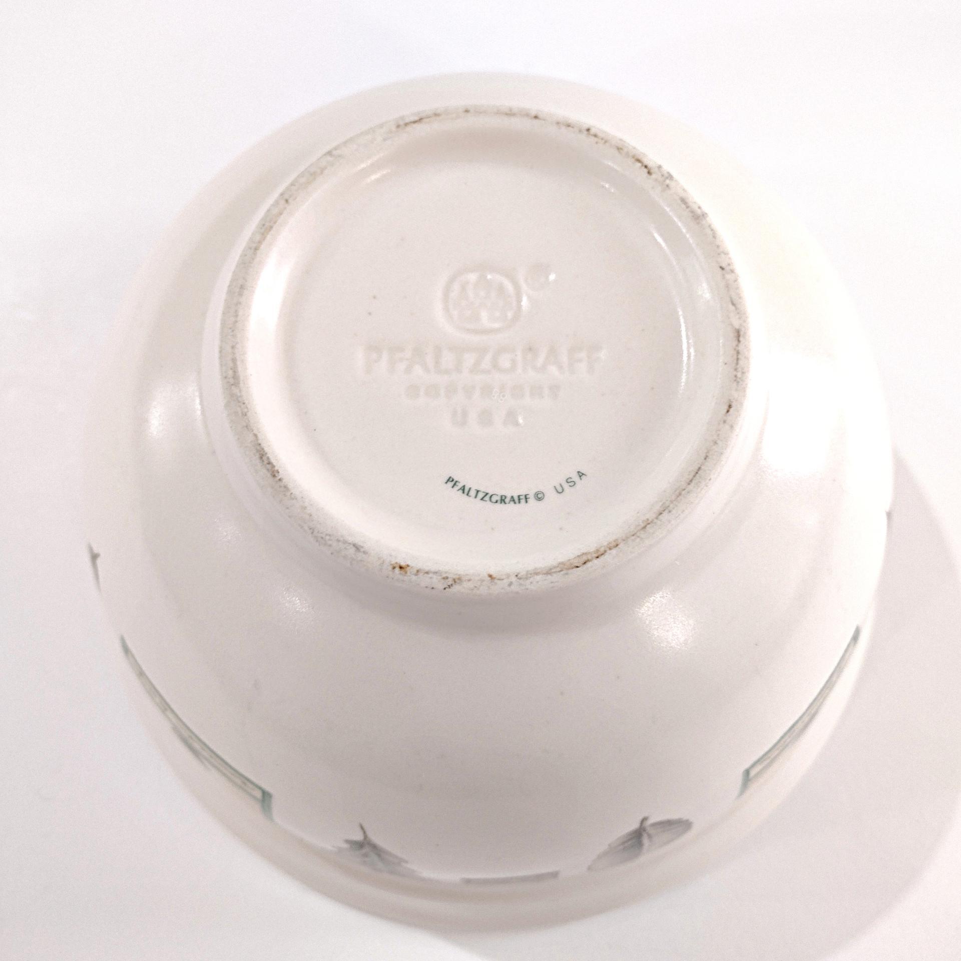 Vintage Pfaltzgraff Naturewood Stoneware 7 Inch Mixing Serving Bowl, Small Flower Planter Pot