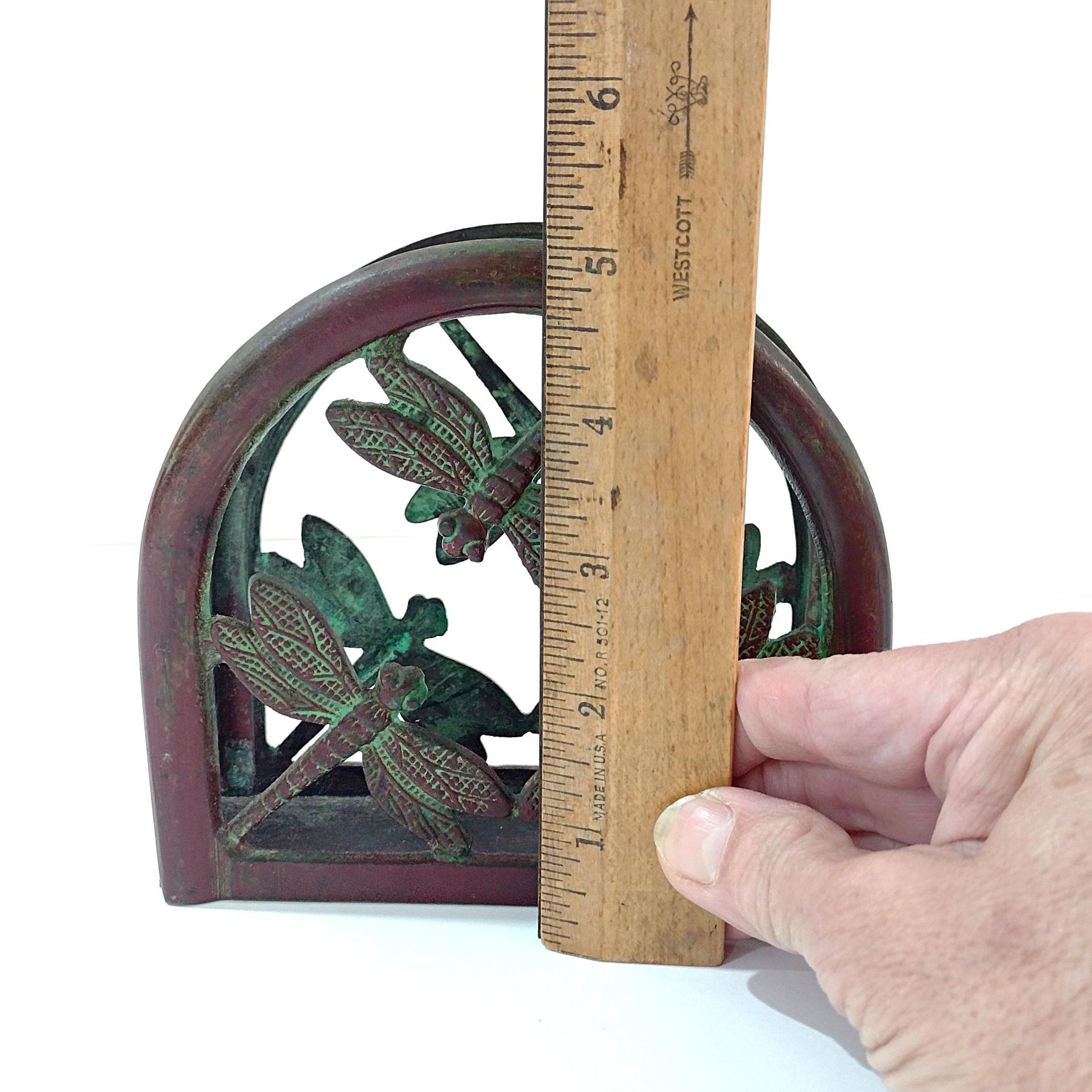 Vintage Dragonfly Metal Napkin Holder