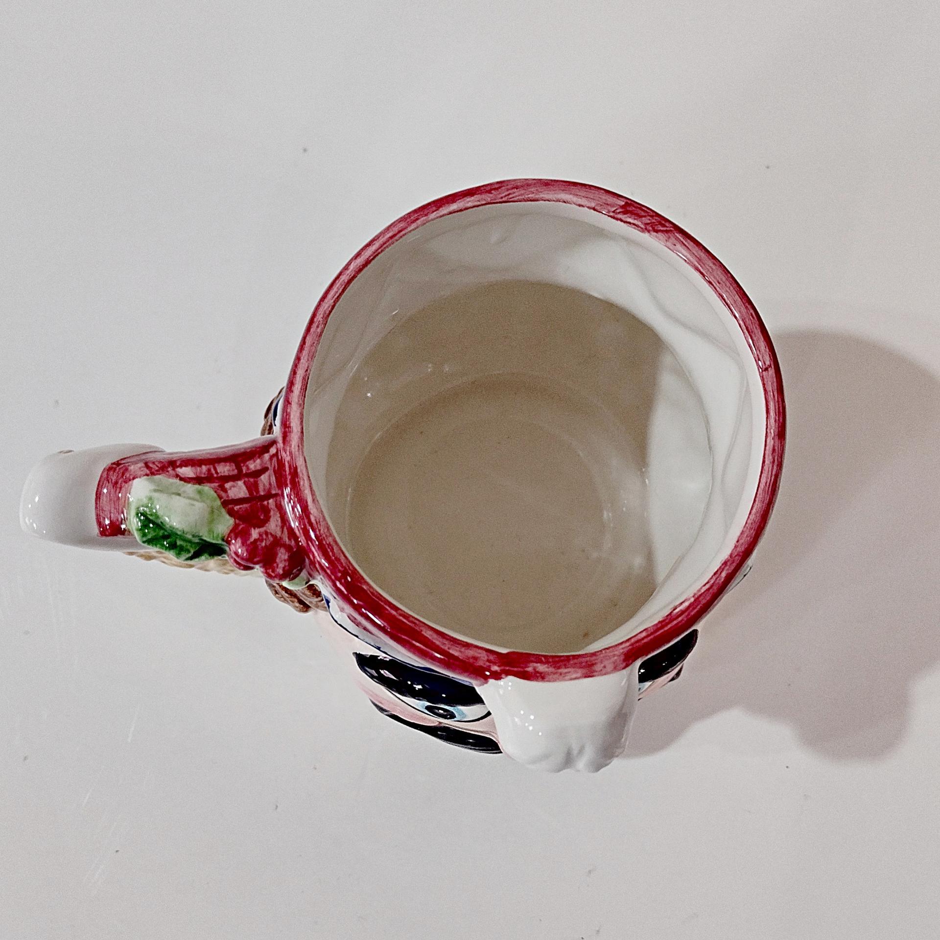 Vintage Nutcracker Figurative Ceramic Mug, Toy Soldier Christmas Holiday Mug