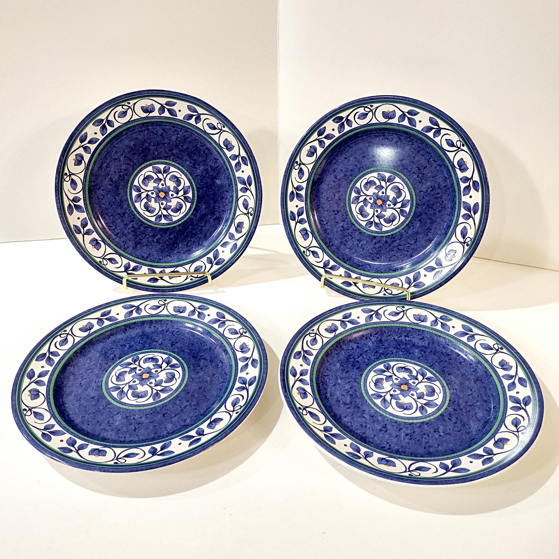 Vintage Pfaltzgraff Orleans Salad Dessert Plates, Set of Four, Thailand Backstamp