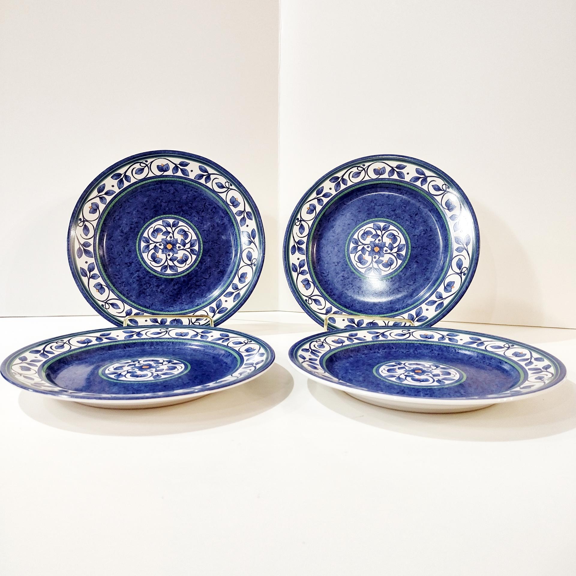 Vintage Pfaltzgraff Orleans Salad Dessert Plates, Set of Four, Thailand Backstamp