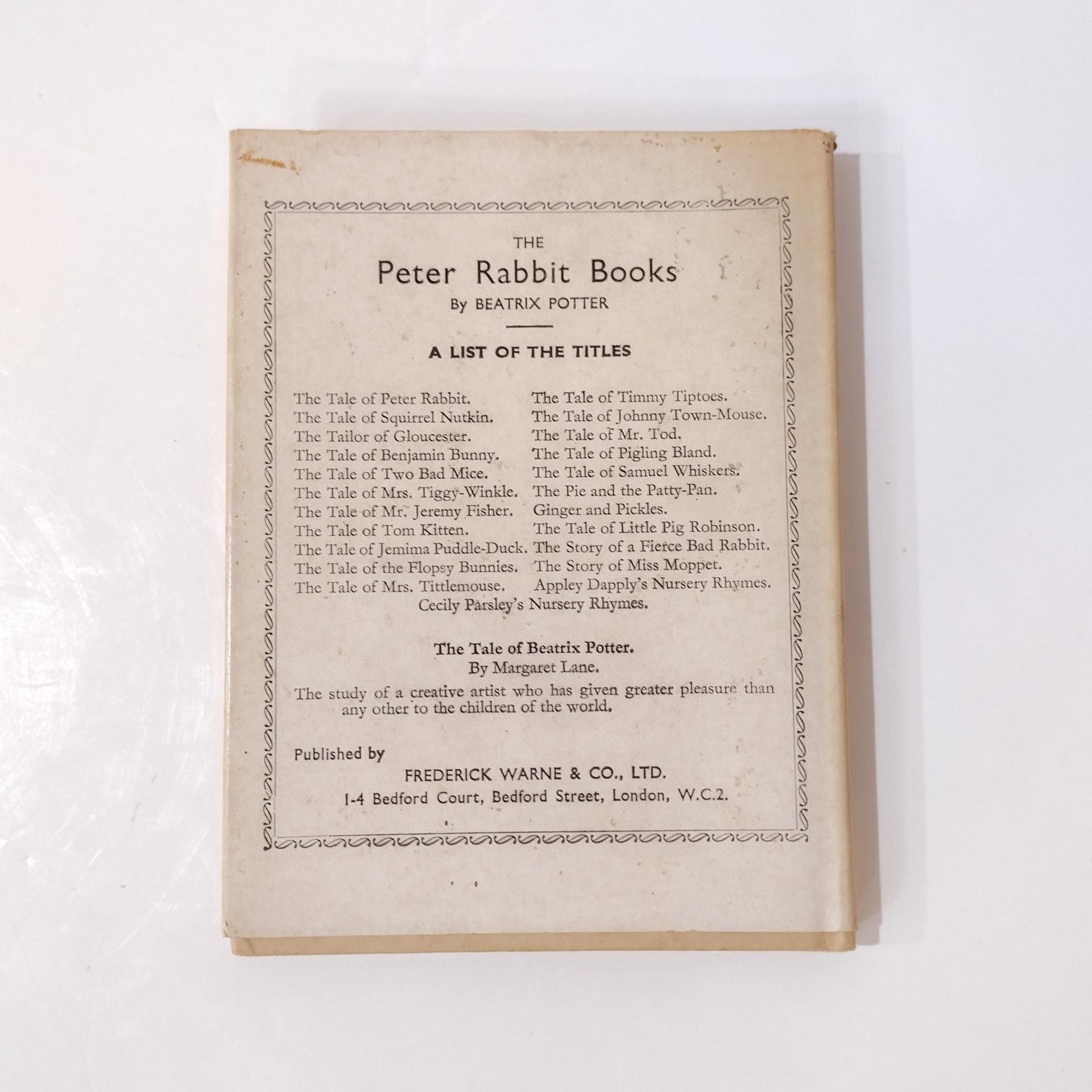 Vintage Die Geschichte Des Peterchen Hase Book, 1946 German Translation of The Tale of Peter Rabbit by Beatrix Potter