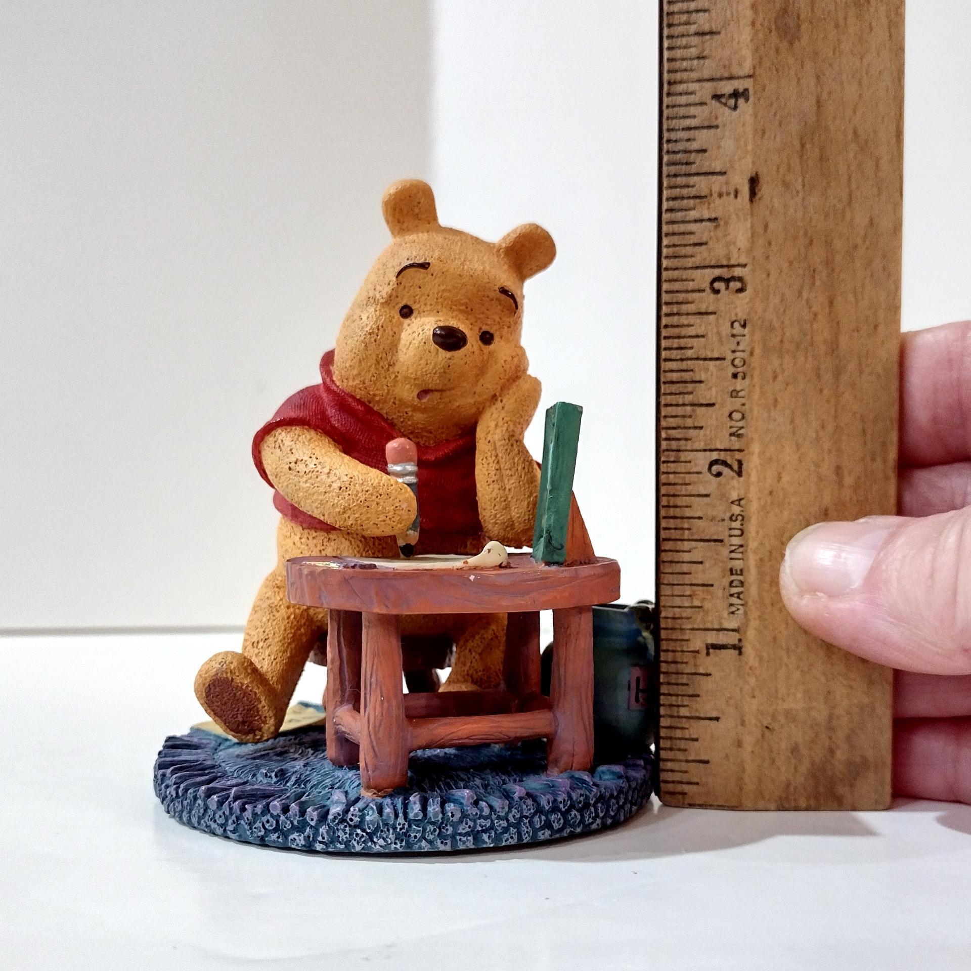 Vintage Winnie the Pooh Figurine, One is Much Lonelier Than Two, Simply Pooh Character Statue