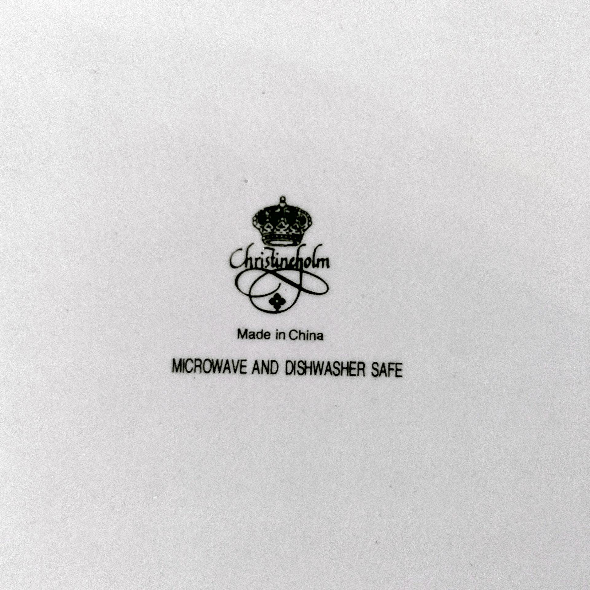 Vintage Christineholm Rose Quiche Pie Plate Dish