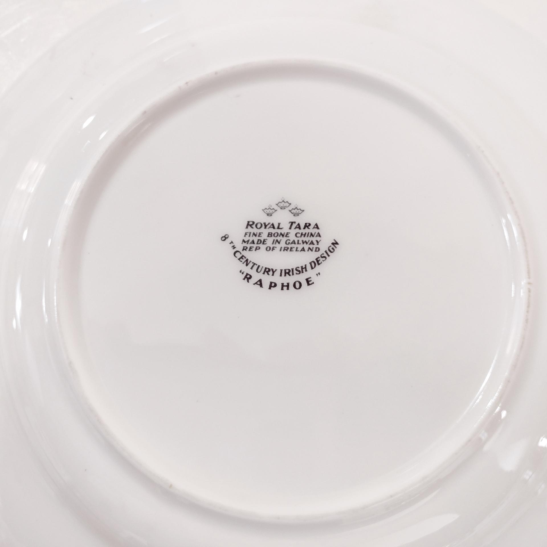 Vintage Royal Tara Raphoe Salad Plates, Set of Four, Irish Bone China