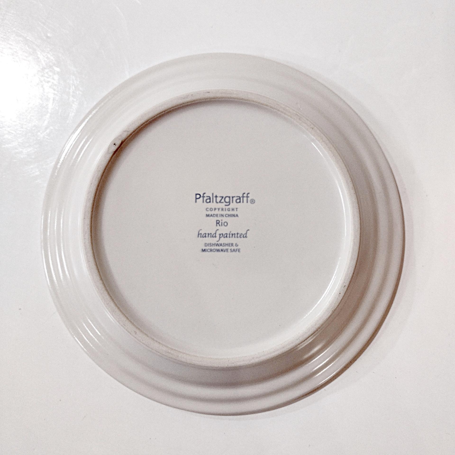 Vintage Pfaltzgraff Rio Ceramic Covered Butter Cheese Dish, Plate with Dome Lid