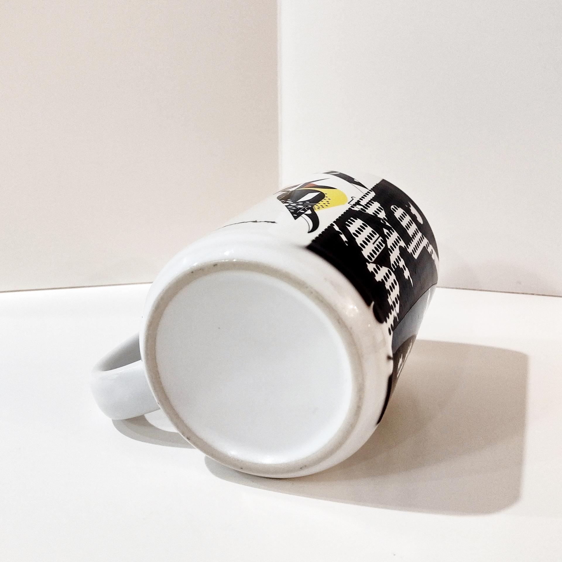 Charley Harper Yellow Bellied Sapsucker Coffee Tea Mug, Woodpecker Graphic Mug