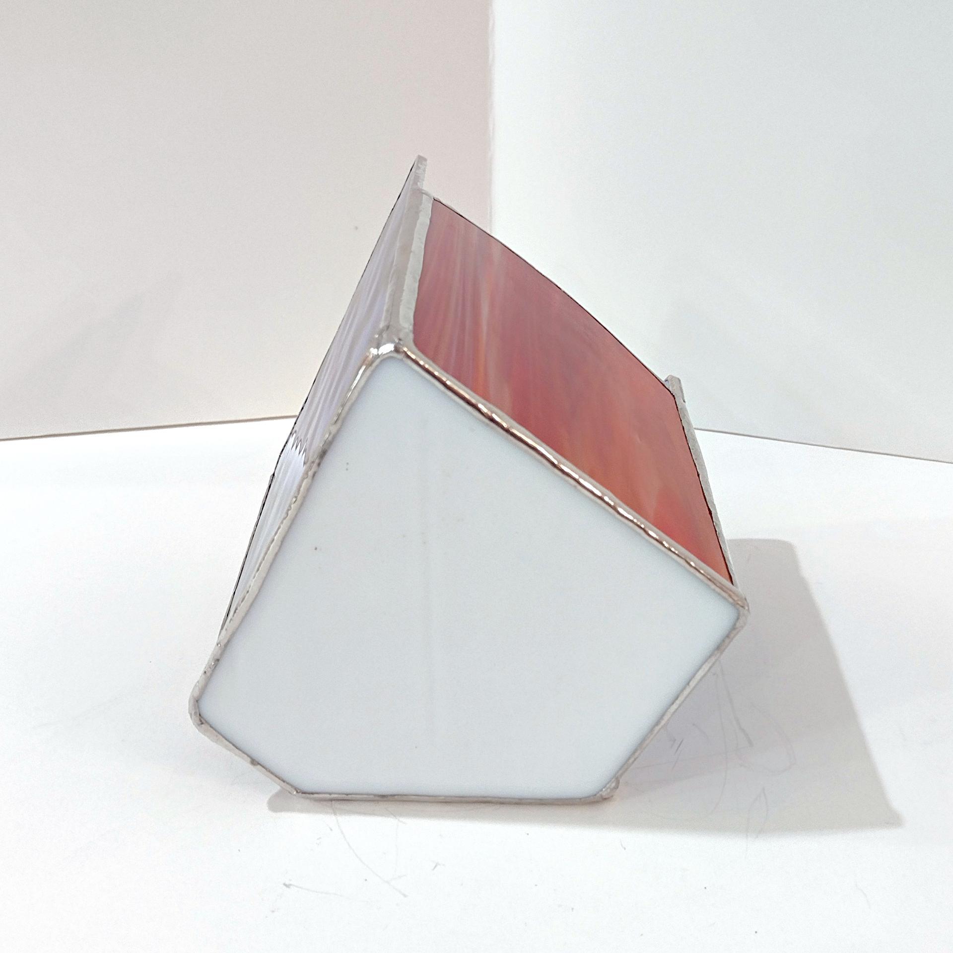 Stained Glass Desk Organizer, Remote Control Pen Pencil Holder