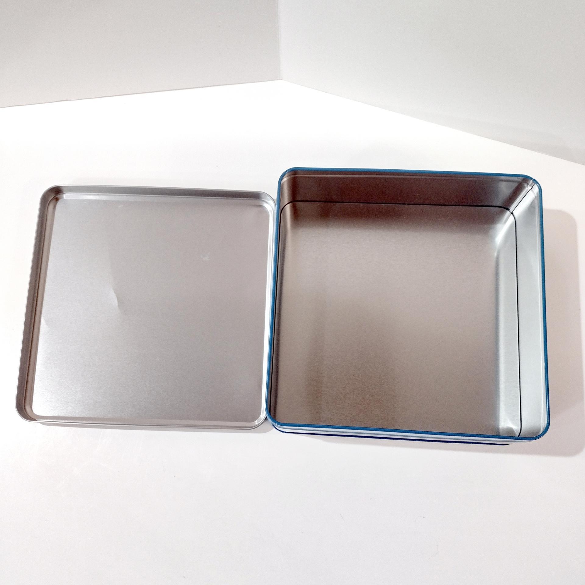 Vintage Dad's Cookie Stache Metal Storage Tin, Father's Day Gift, Mustache Design Container