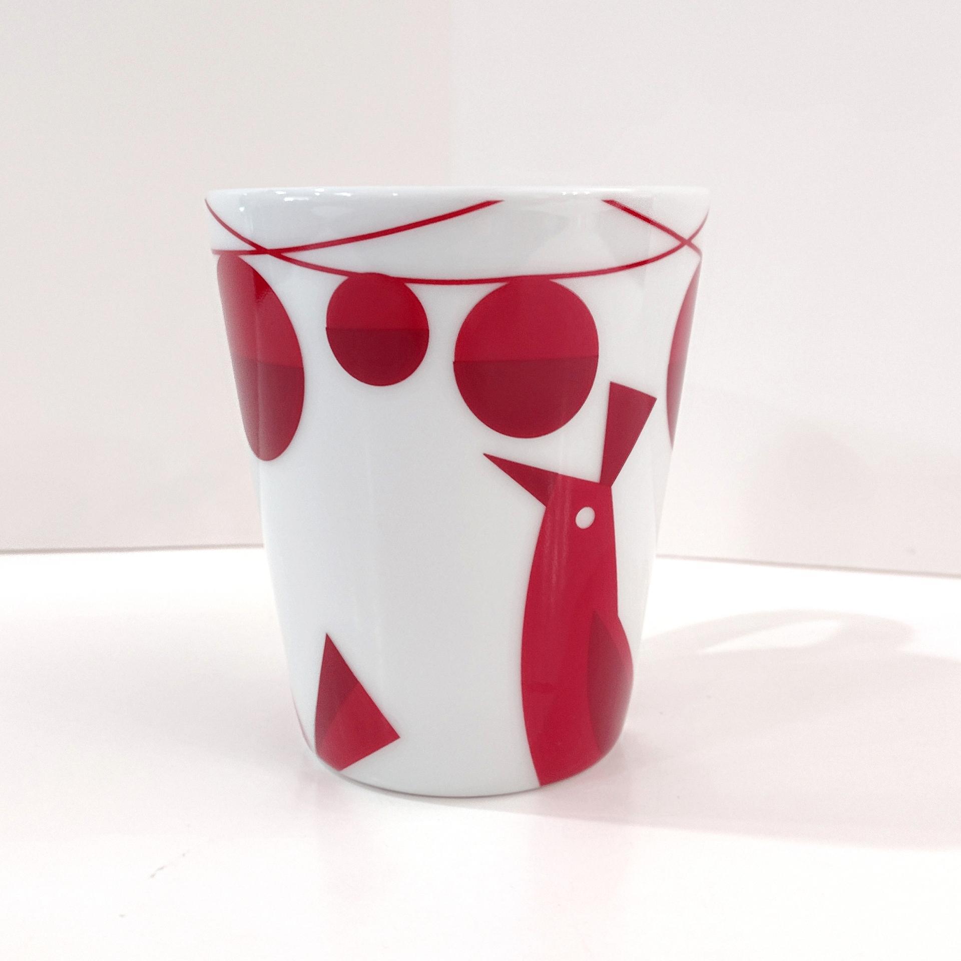 Vintage Starbucks Red Partridge Bird Holiday Ceramic Coffee Tea Mug