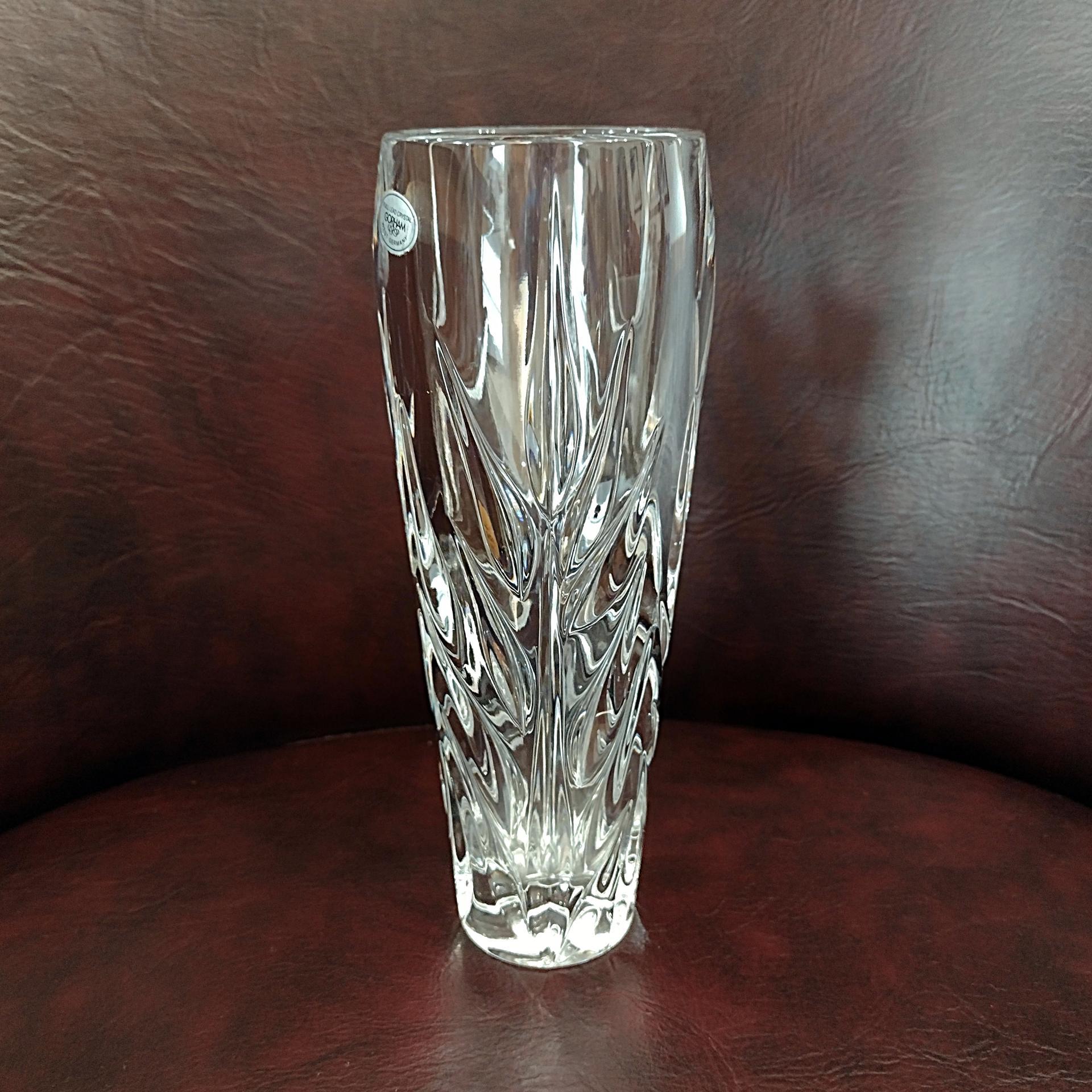 Vintage NEW Gorham Crystal Star Blossom Bud Vase