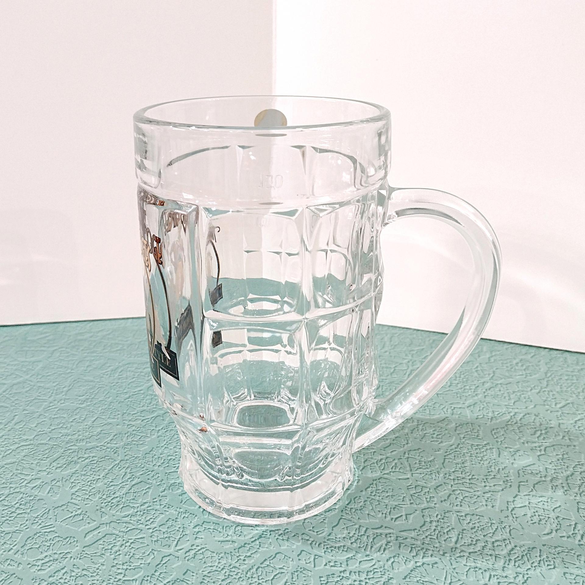 Vintage Three Stooges Always In Style Glass Beer Mug, Sahm Germany Panther Brewery UK Promotional Collectible Mug