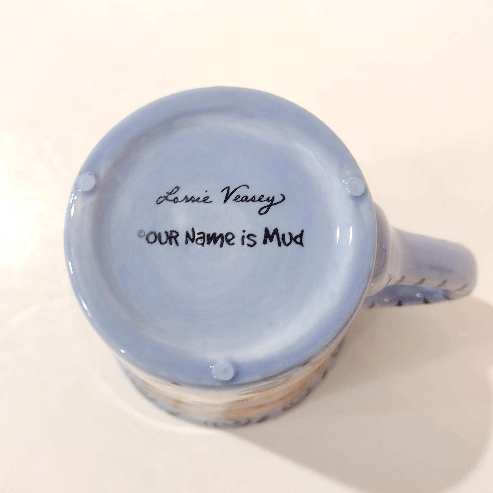 Super Human Ceramic Coffee Mug, Lorrie Veasy Our Name is Mud Mug, Friend Mother Appreciation Gift