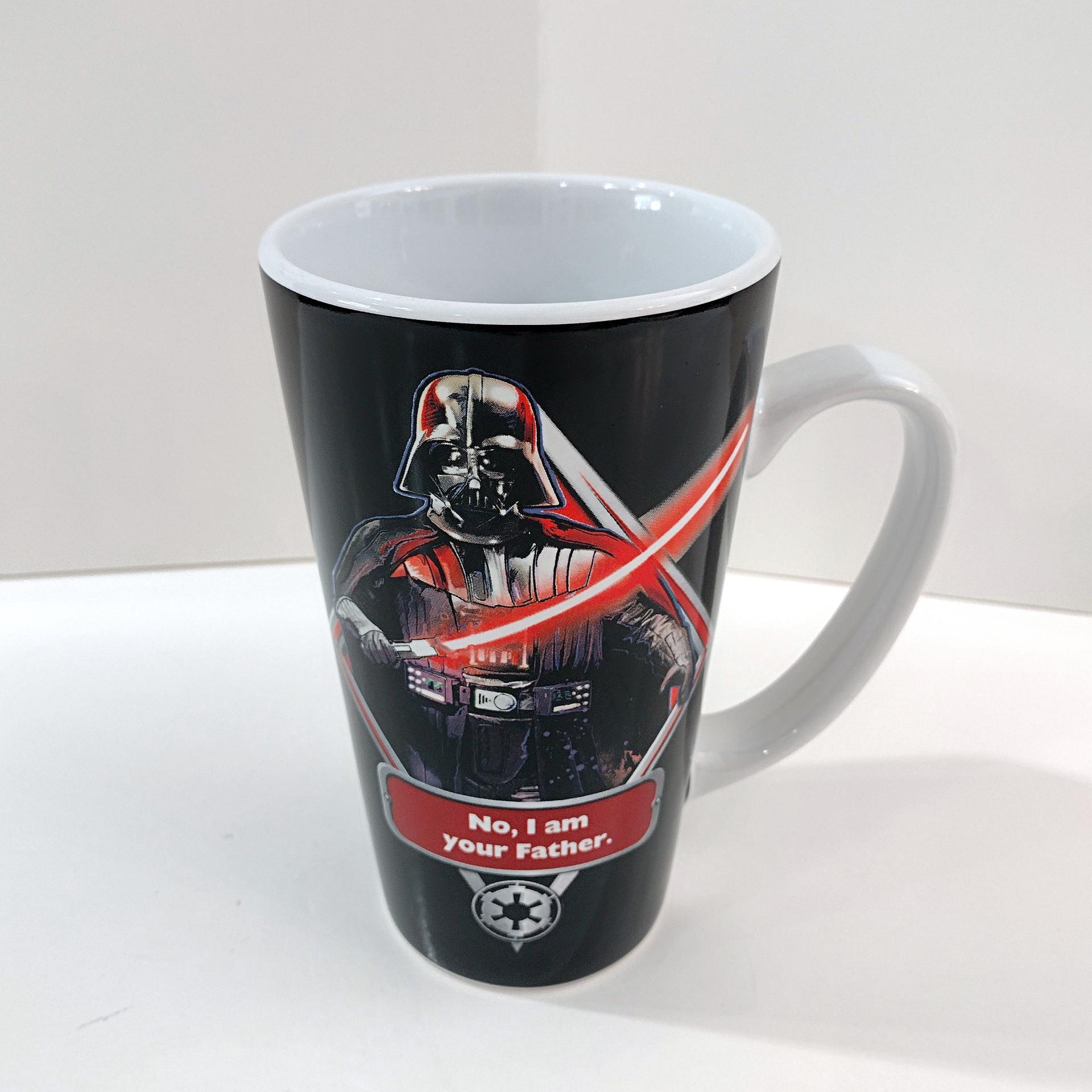 Vintage Darth Vader No I Am Your Father Coffee Tea Mug, Star Wars Oversized 16 Ounce Mug, Fathers Day Gift