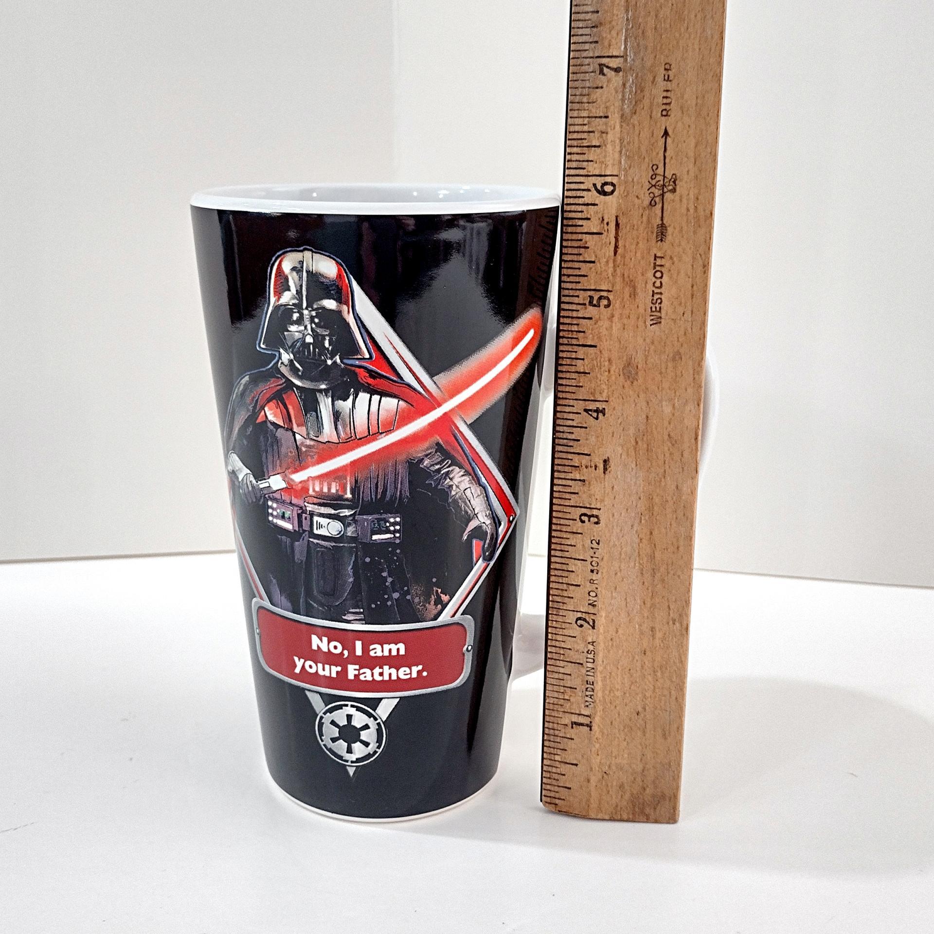 Vintage Darth Vader No I Am Your Father Coffee Tea Mug, Star Wars Oversized 16 Ounce Mug, Fathers Day Gift