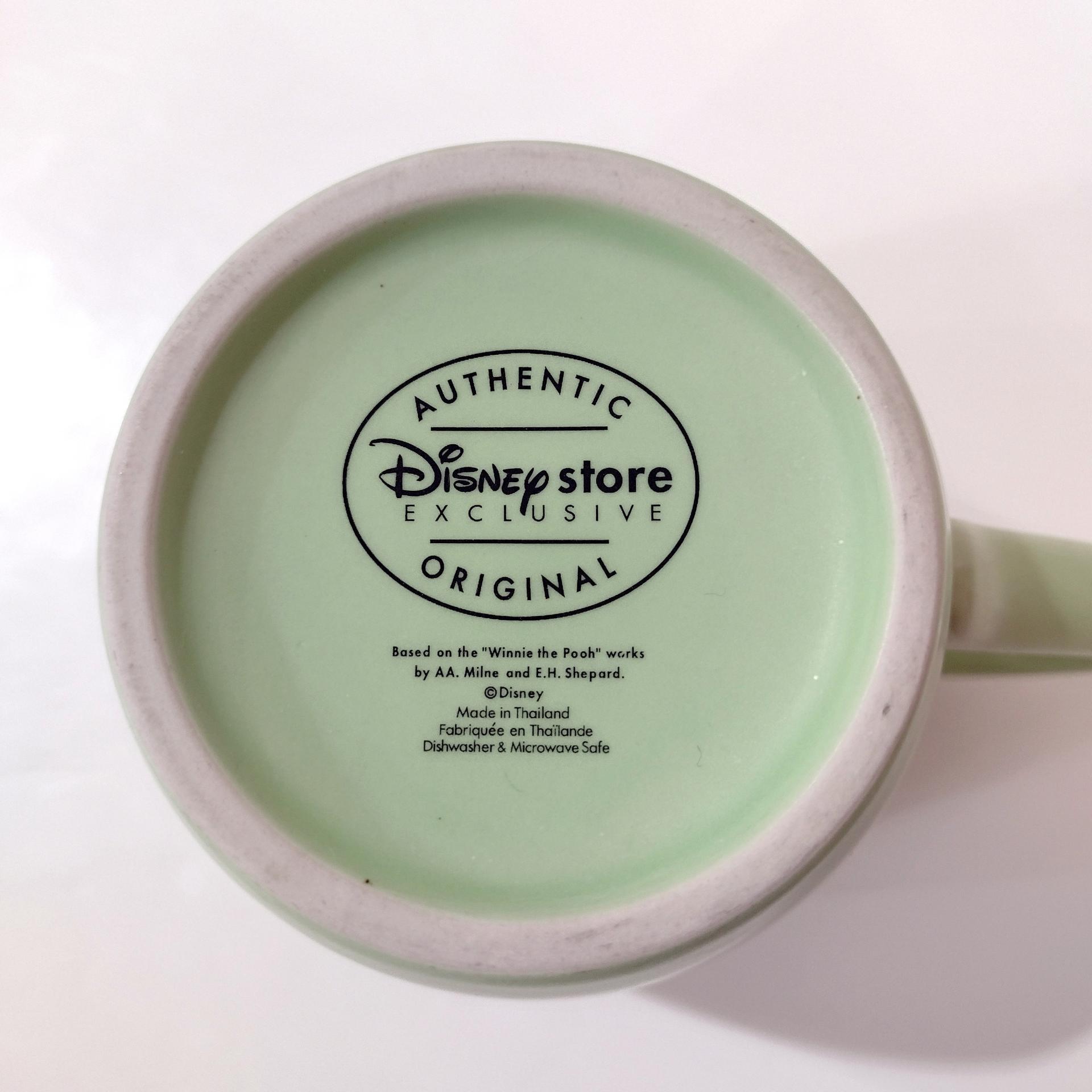 Vintage Authentic  Disney Store Tigger Green Ceramic Oversized Coffee Tea Mug, Winnie the Pooh Character Mug