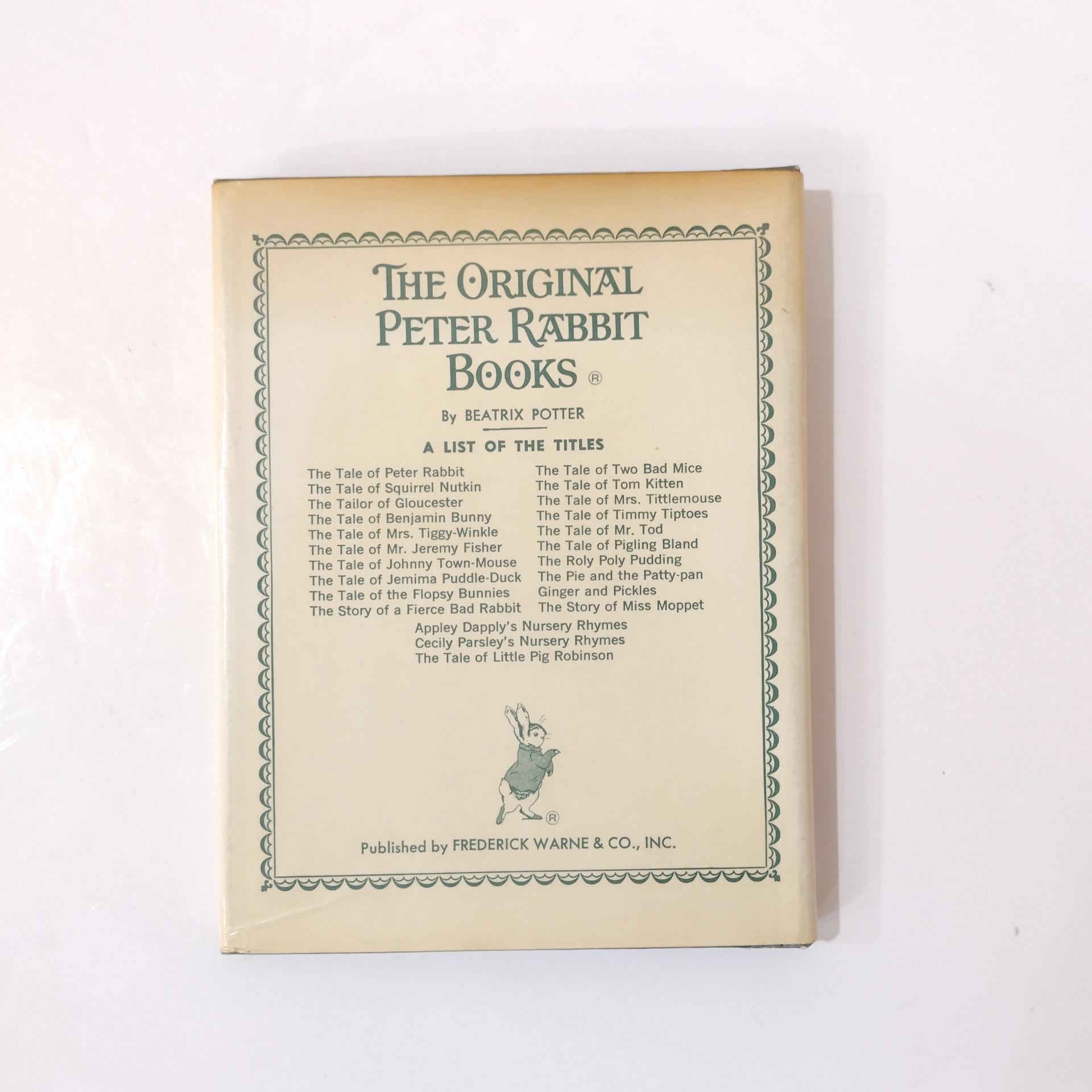 Vintage The Tale of Tom Kitten Beatrix Potter Book, 1935 Edition