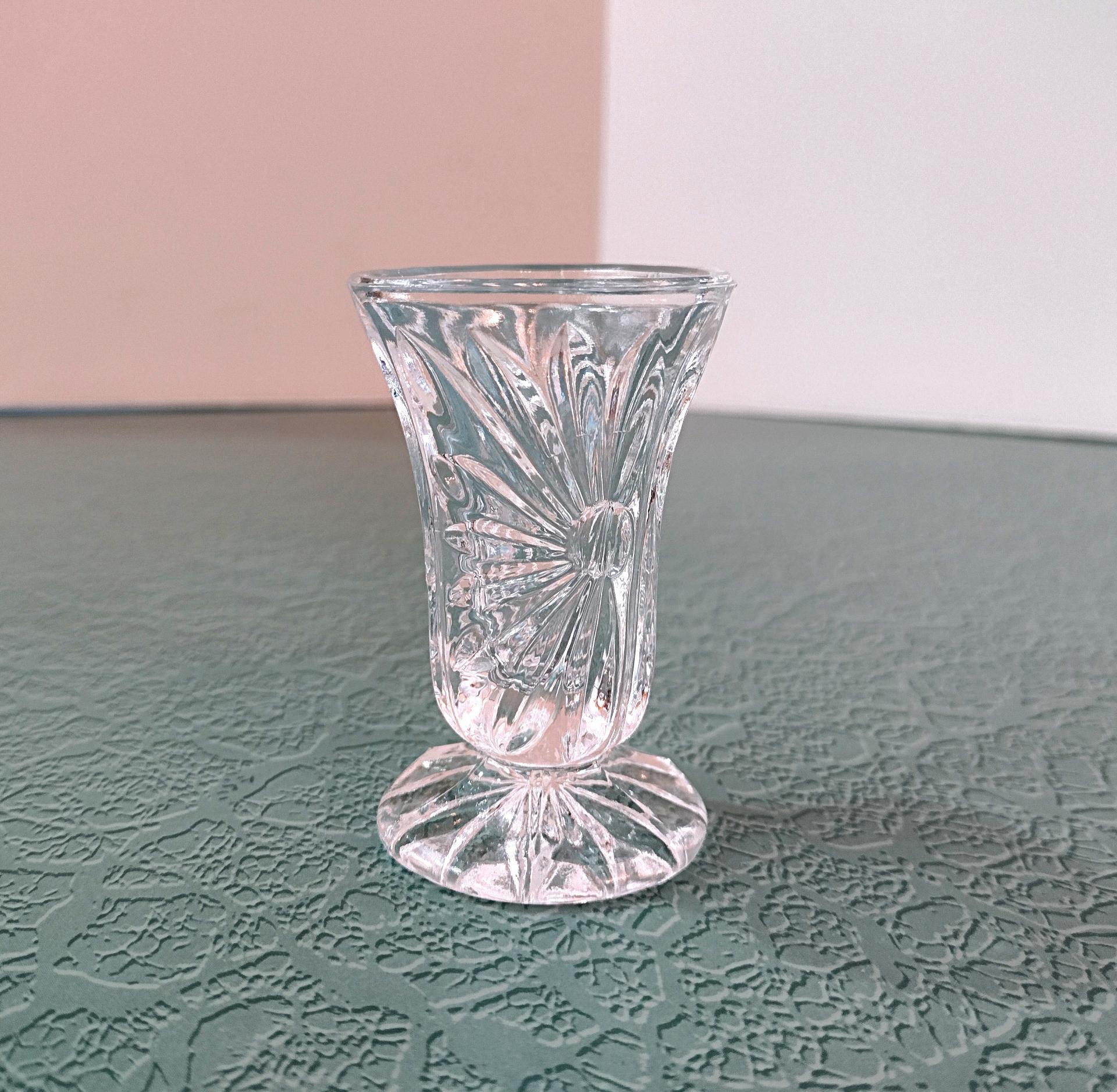 Vintage Pressed Glass Toothpick Holder