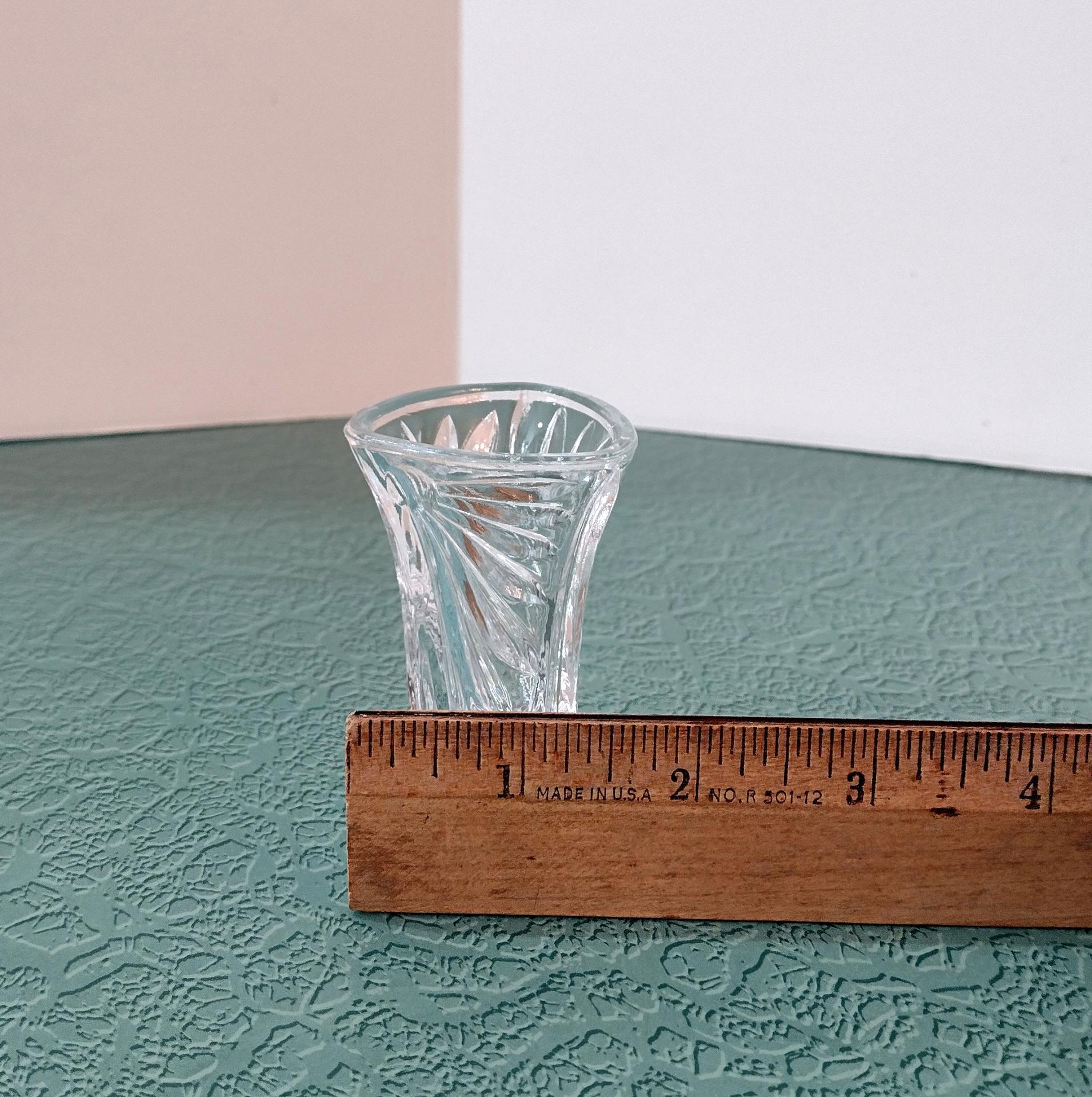 Vintage Pressed Glass Toothpick Holder
