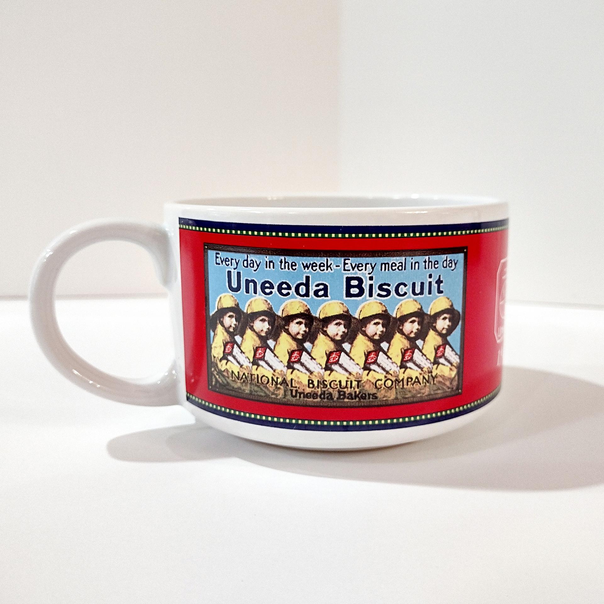 Vintage Uneeda Biscuit Crackers 1923 Ceramic Soup Mug