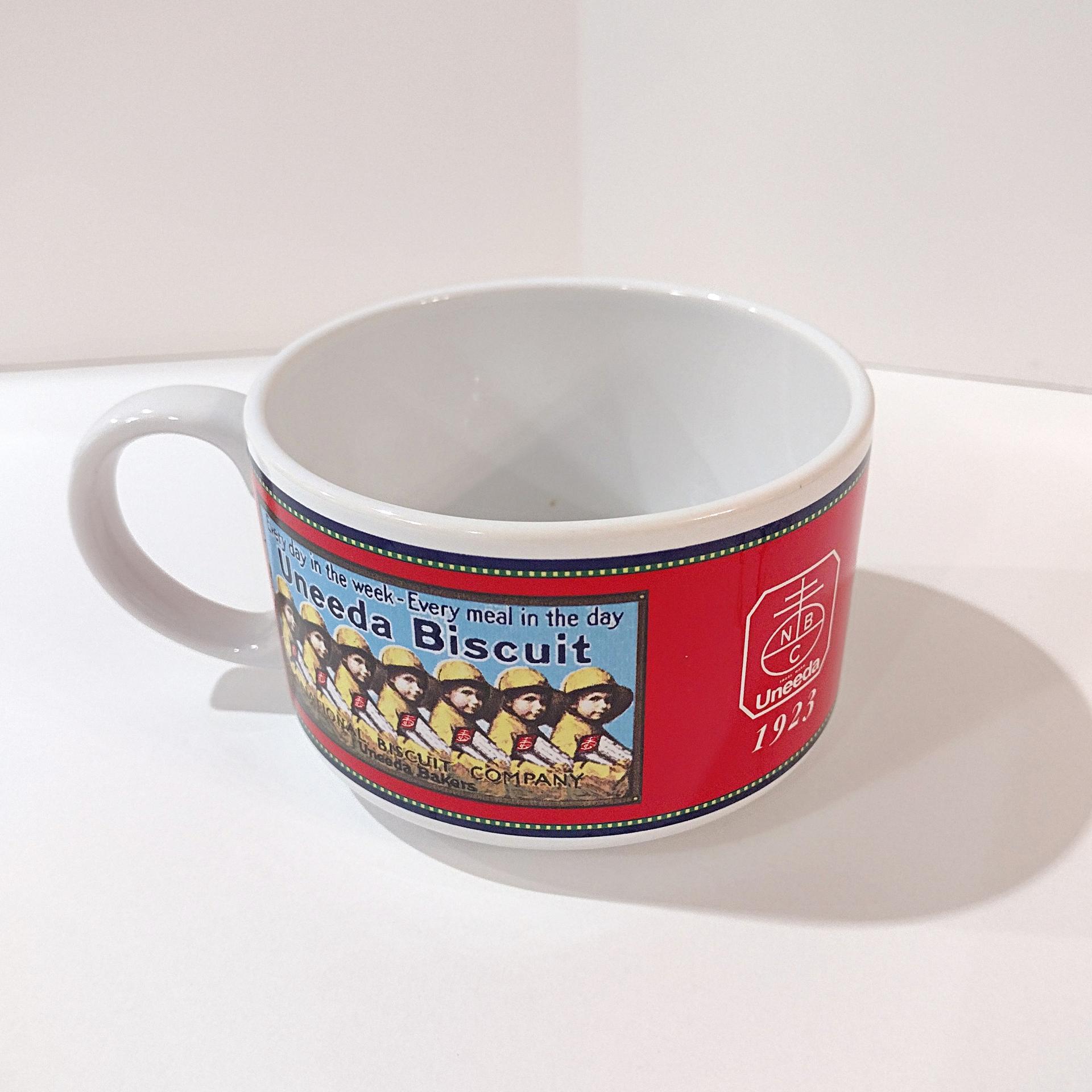 Vintage Uneeda Biscuit Crackers 1923 Ceramic Soup Mug
