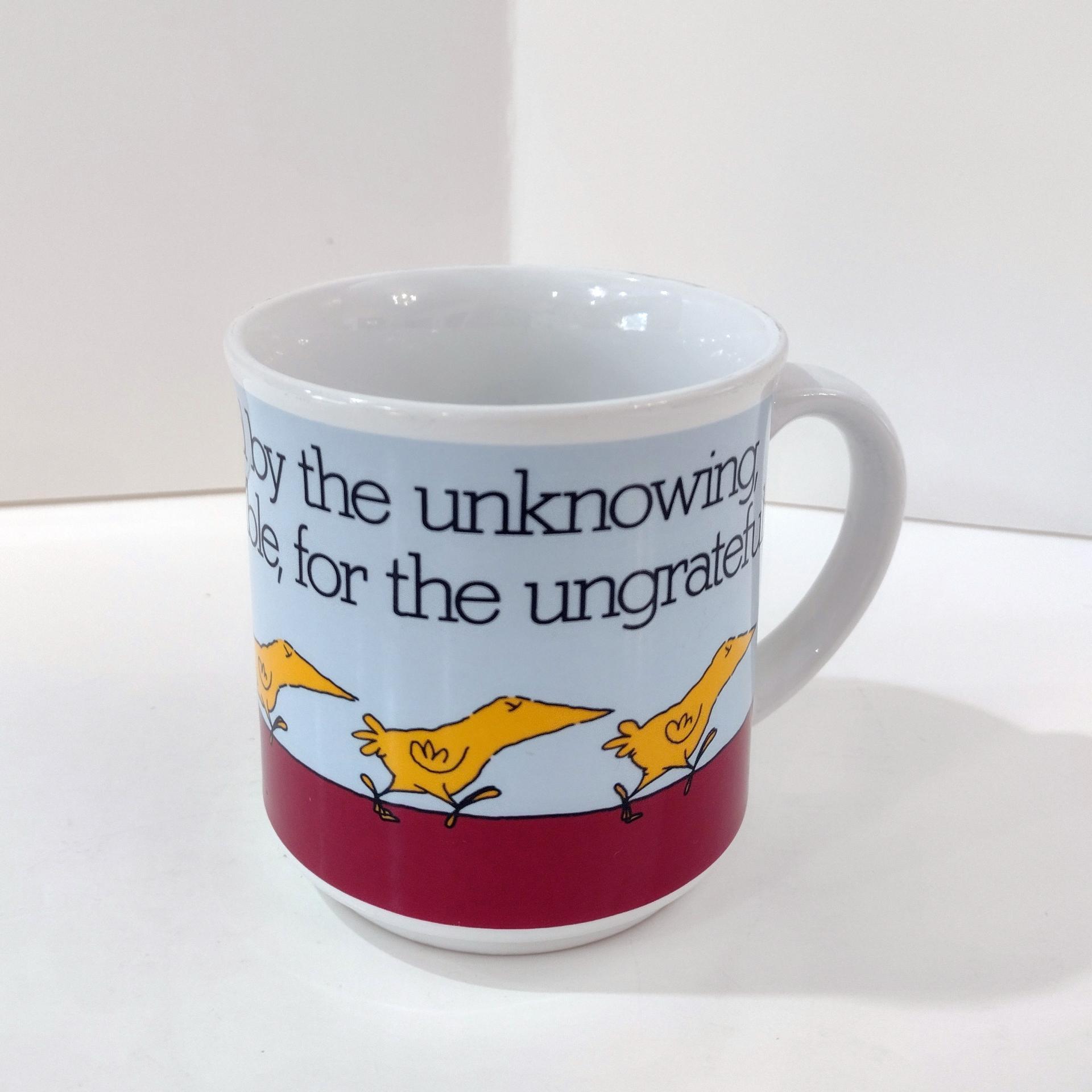 Vintage We The Unwilling Frank Sinatra Quote Mug, Coworker Gift