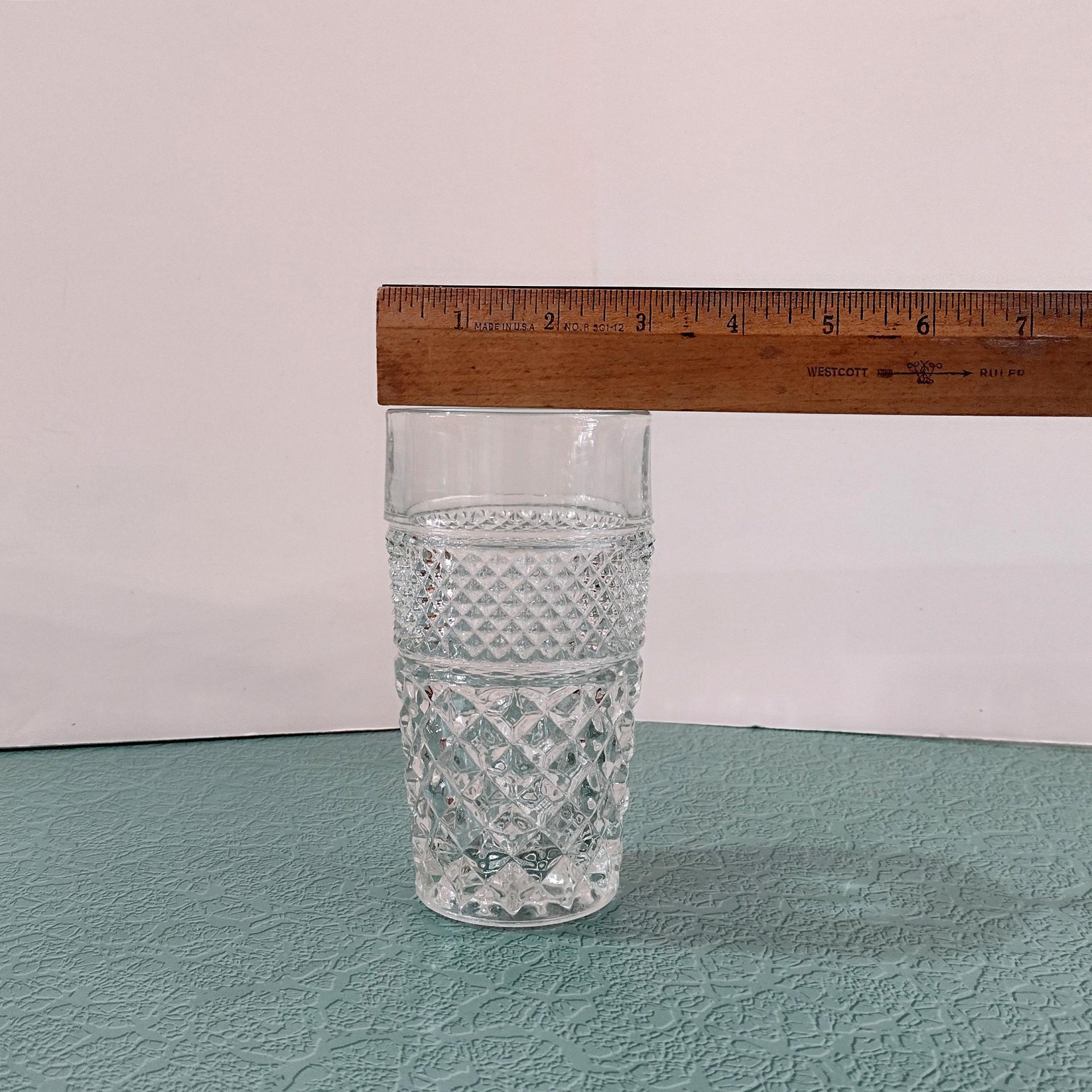 Vintage Anchor Hocking Wexford 10 Ounce Tumblers, Set of Two