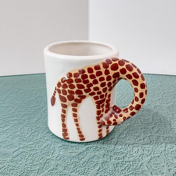 Vintage Fox Ceramic Coffee Tea Mug, Fox Figurative Mug