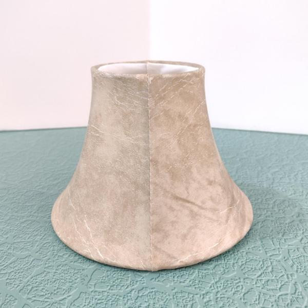 Vintage Faux Animal Leather Mini Bell Lamp Shade