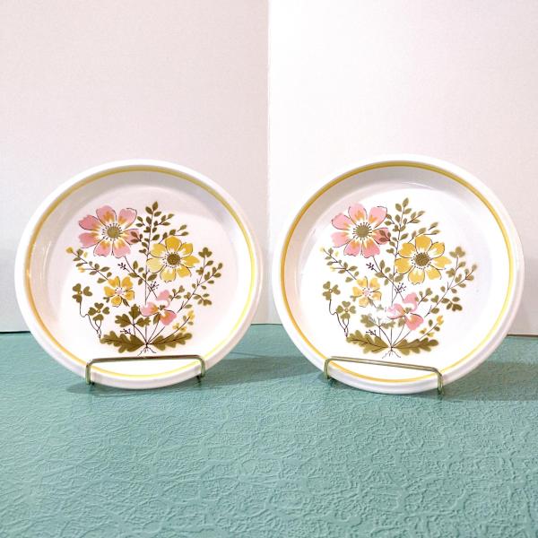 Mikasa Light N Lively Lausanne Salad Dessert Appetizer Sandwich Ceramic Plates, Set of Two