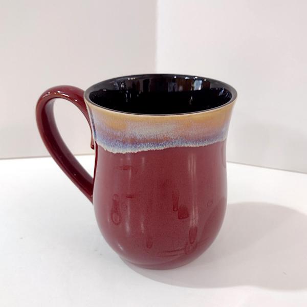 Vintage Brown Drip Glaze Oversized Ceramic Mug, Potters Corner Mug