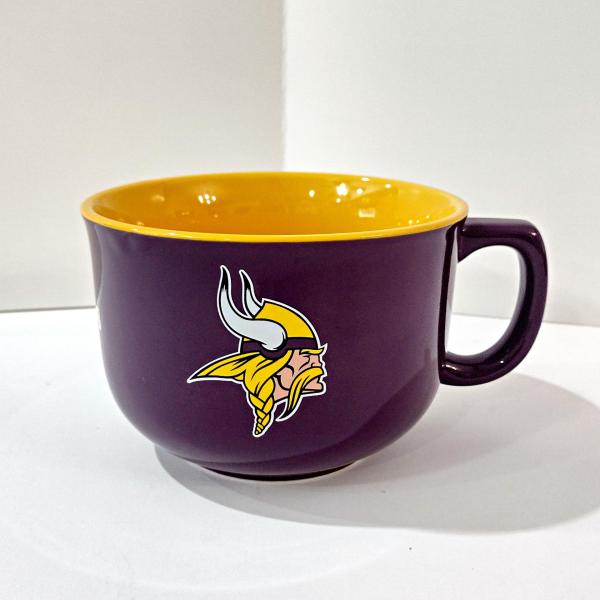 Vintage Minnesota Vikings Football Team Large Oversized Soup Coffee Mug